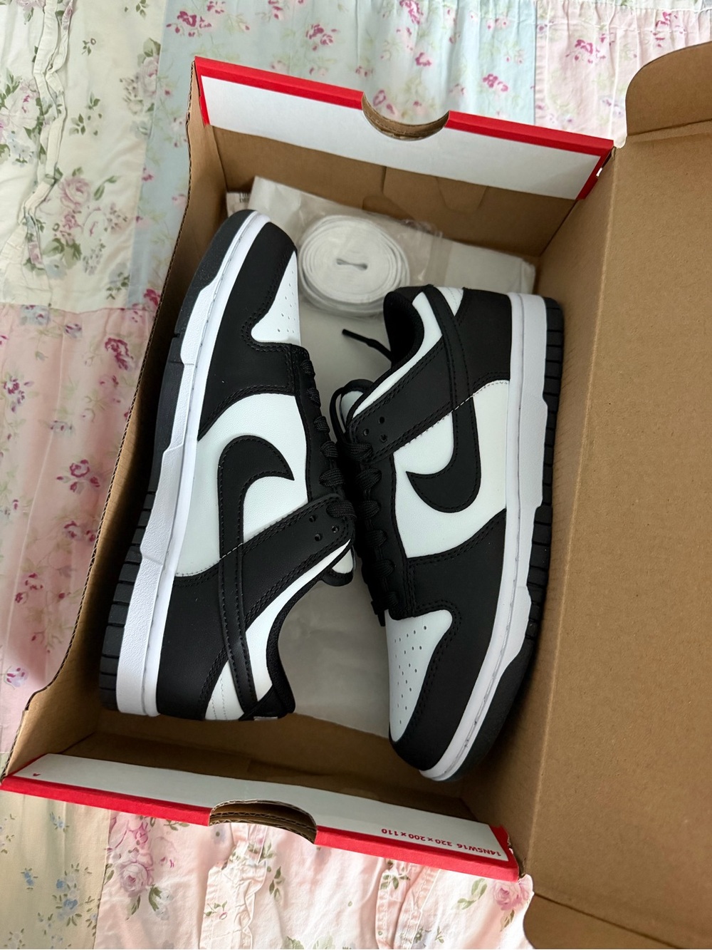 Nike Black and White Low-Top Sneakers